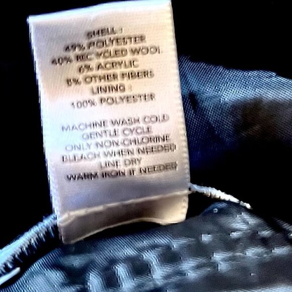 ANN TAYLOR LOFT Black/ White Plaid Skirt, 17” Length, Sz 6 VGUC. - Picture 6 of 6